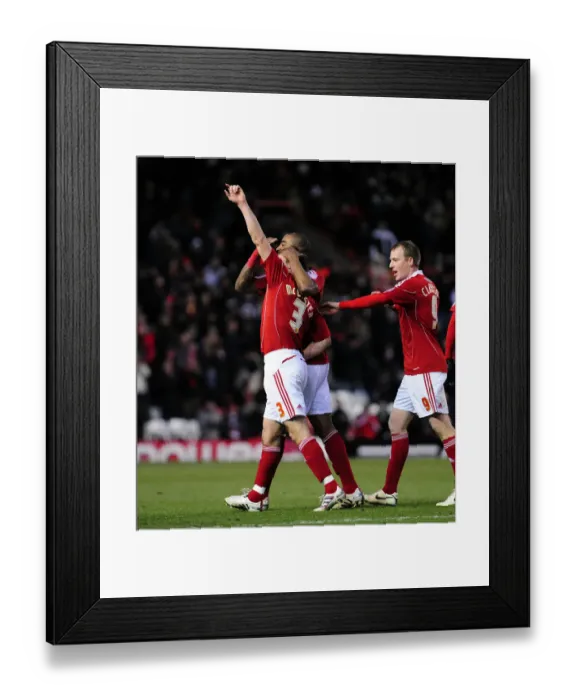 Framed Print : Bristol City vs Sheffield United: A Football Showdown - Season 10-11