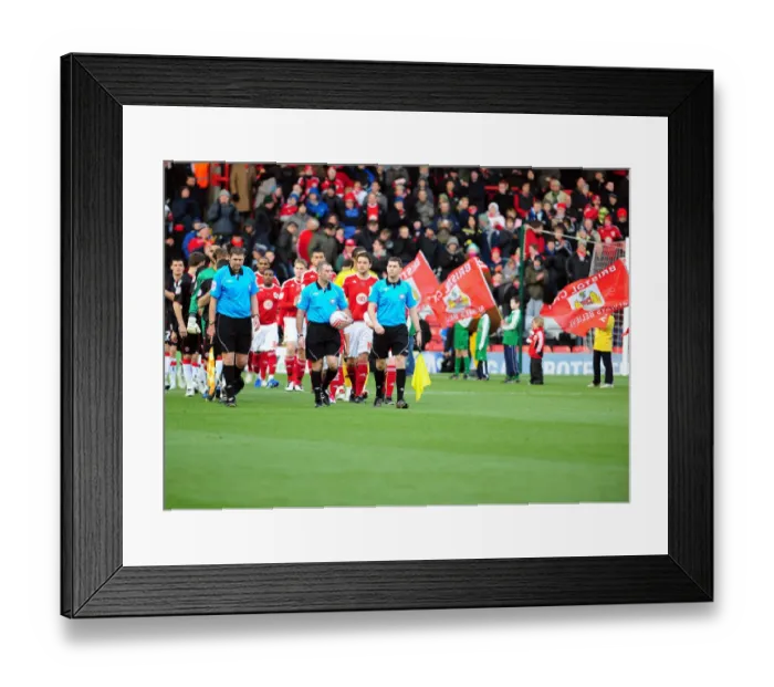 Framed Print : Bristol City vs Sheffield United: A Football Showdown - Season 10-11 Framed Print : Bristol City vs Sheffield United: A Football Showdown - Season 10-11