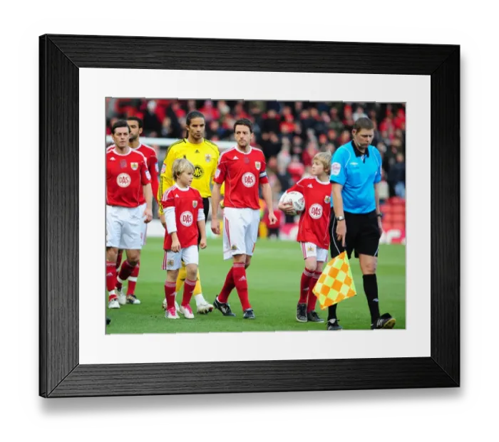 Framed Print : Bristol City vs Sheffield United: A Football Showdown - Season 10-11