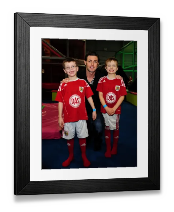 Framed Print : Bristol City Redz: Magical City Christmas Party
