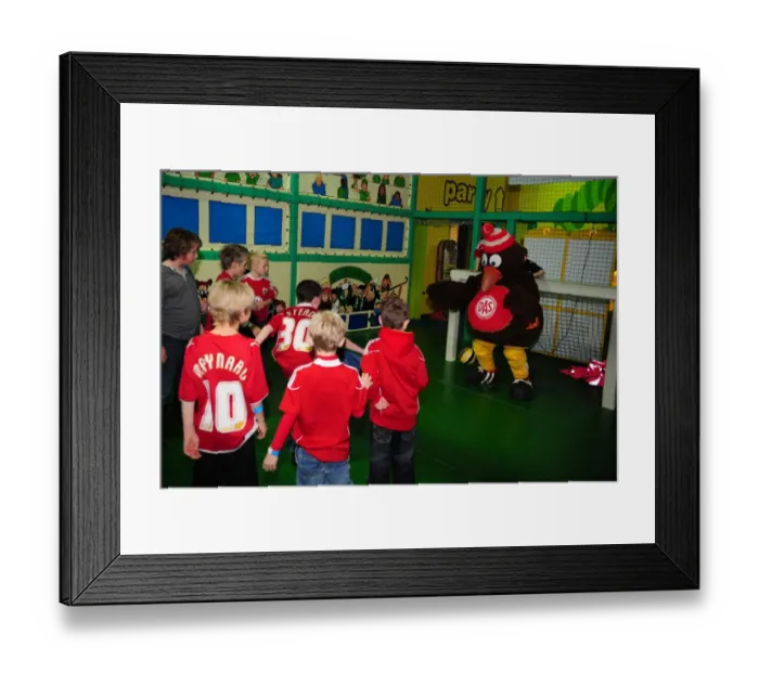 Framed Print : Bristol City Reds: A Magical Christmas Party
