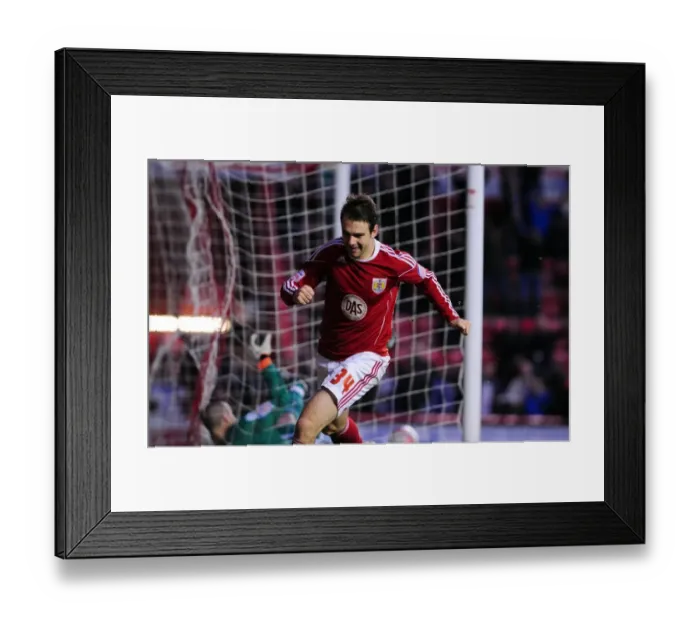 Framed Print : Brett Pitman's Goal Celebration: Bristol City vs. Derby County, Championship Match, Ashton Gate Stadium (11-12-2010) Framed Print : Brett Pitman's Goal Celebration: Bristol City vs. Derby County, Championship Match, Ashton Gate Stadium (11-12-2010)