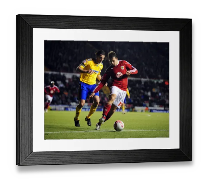 Framed Print : Bristol City vs Derby County: Championship Clash at Ashton Gate Stadium (11-12-2010) Framed Print : Bristol City vs Derby County: Championship Clash at Ashton Gate Stadium (11-12-2010)