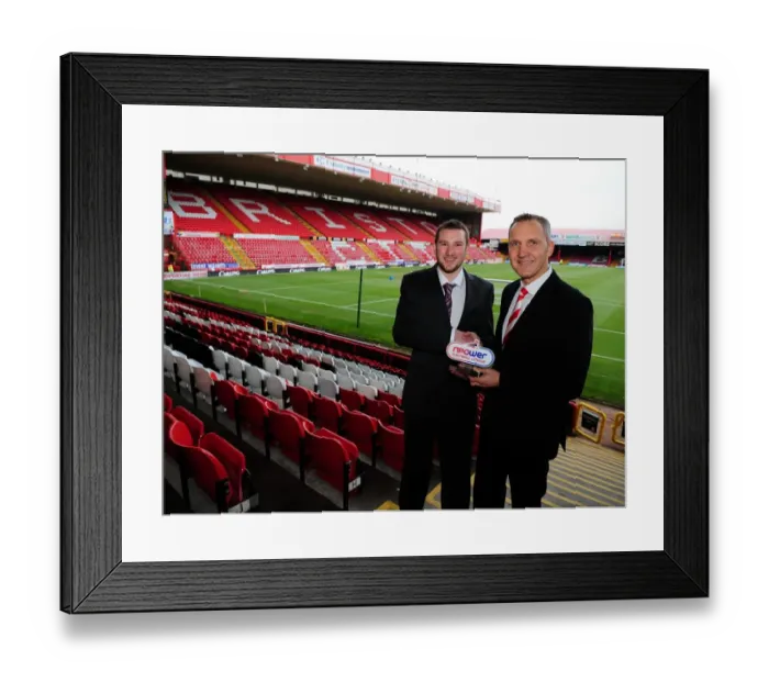 Framed Print : Bristol City vs Derby County: A Football Rivalry - Season 10-11