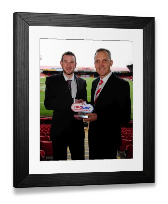 Framed Print : Bristol City vs Derby County: A Football Rivalry - Season 10-11