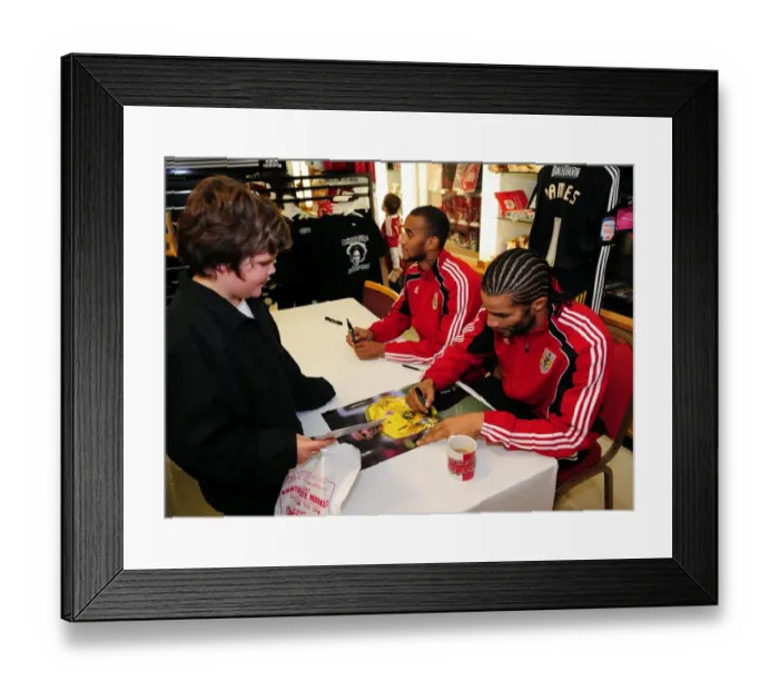 Framed Print : Bristol City Football Club: Player Signing - Season 10-11