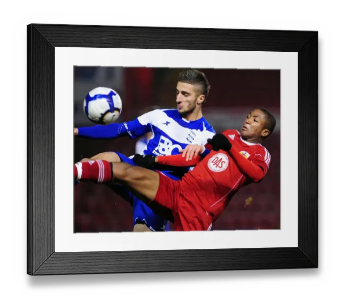 Framed Print : A Glimpse into the Future: U18 Clash - Bristol City vs. Birmingham City (Season 10-11)