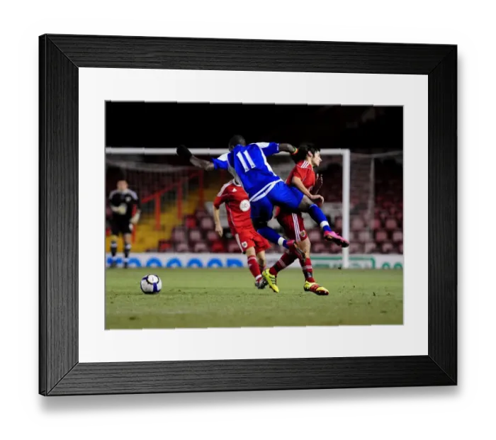 Framed Print : A Glimpse into the Future: U18 Clash - Bristol City vs Birmingham City, Season 10-11