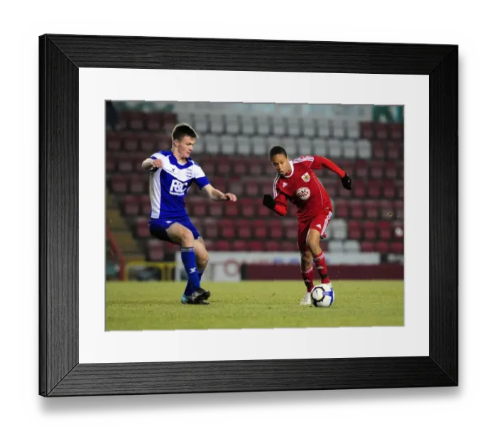 Framed Print : A Glimpse into the Future: U18 Clash - Bristol City vs Birmingham City, Season 10-11
