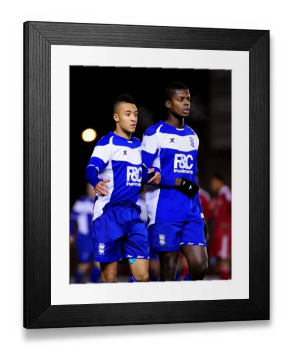 Framed Print : A Glimpse into the Future: U18 Clash - Bristol City vs Birmingham City, Season 10-11