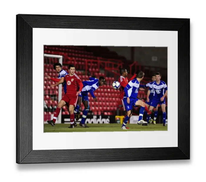 Framed Print : A Glimpse into the Future: U18 Clash - Bristol City vs Birmingham City (Season 10-11)