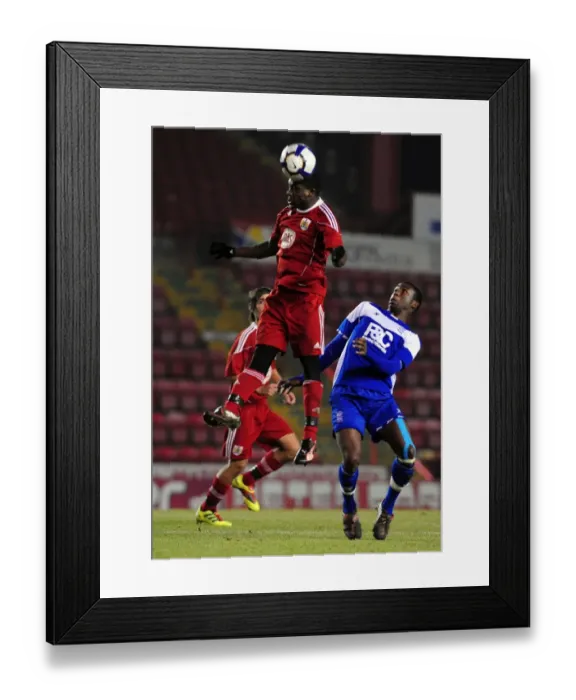 Framed Print : A Glimpse into the Future: U18 Clash - Bristol City vs Birmingham City, Season 10-11