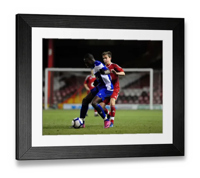 Framed Print : A Glimpse into the Future: U18 Clash - Bristol City vs Birmingham City, Season 10-11