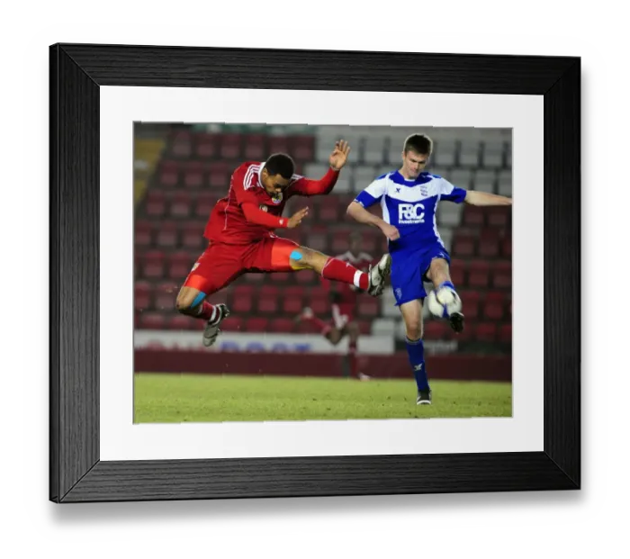 Framed Print : A Glimpse into the Future: U18 Clash - Bristol City vs Birmingham City, Season 10-11