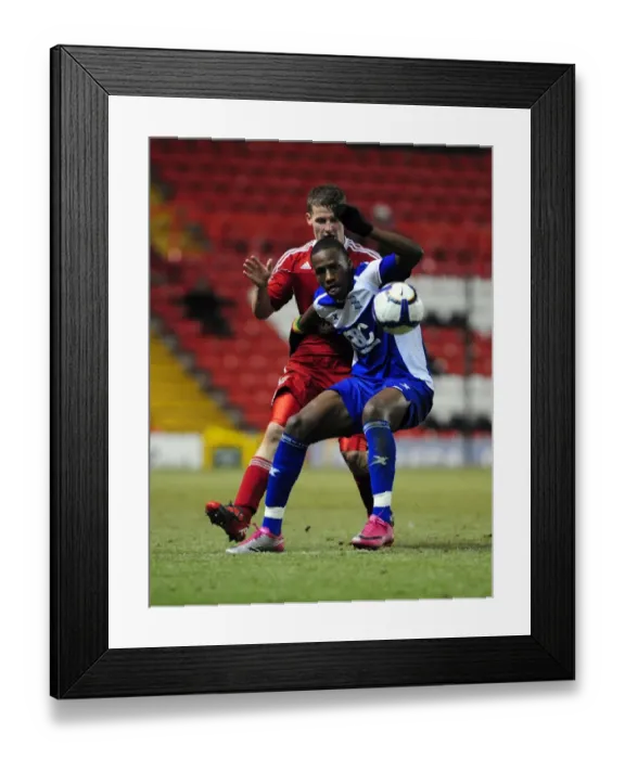 Framed Print : A Glimpse into the Future: U18 Clash - Bristol City vs Birmingham City, Season 10-11