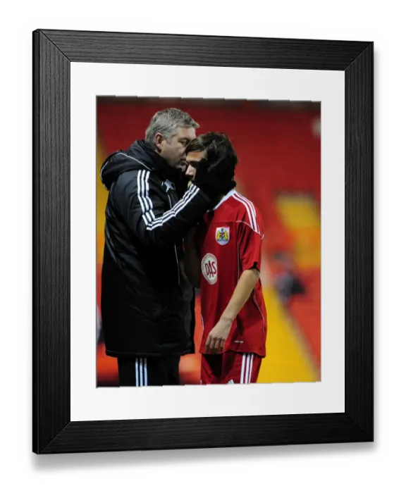 Framed Print : A Glimpse into the Future: U18 Clash - Bristol City vs Birmingham City, Season 10-11