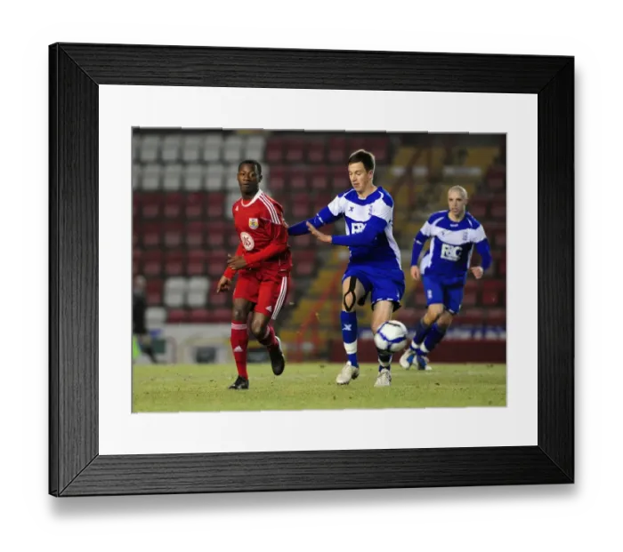 Framed Print : A Glimpse into the Future: U18 Clash - Bristol City vs Birmingham City, Season 10-11