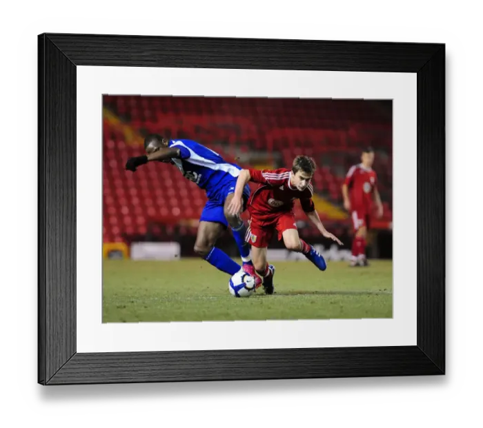 Framed Print : A Glimpse into the Future: U18 Clash - Bristol City vs Birmingham City (Season 10-11)