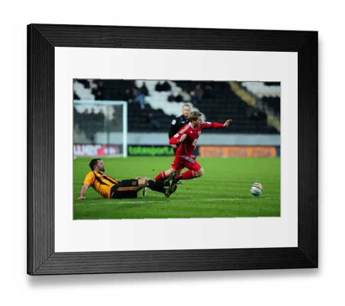 Framed Print : Hull City's Ian Ashbee Fouls Bristol City's Christian Ribeiro - Championship Clash (18 / 12 / 2010) Framed Print : Hull City's Ian Ashbee Fouls Bristol City's Christian Ribeiro - Championship Clash (18 / 12 / 2010)