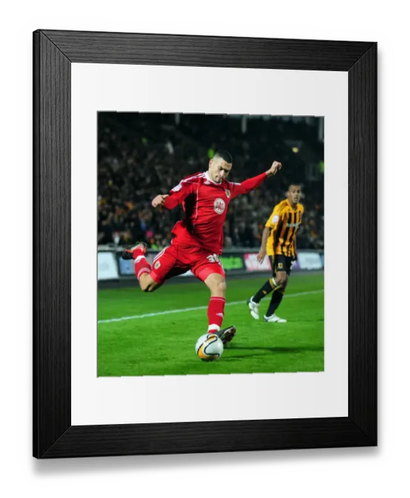 Framed Print : Steven Caulker's Cross: A Championship Moment at KC Stadium (Hull City vs. Bristol City, 18 / 12 / 2010) Framed Print : Steven Caulker's Cross: A Championship Moment at KC Stadium (Hull City vs. Bristol City, 18 / 12 / 2010)