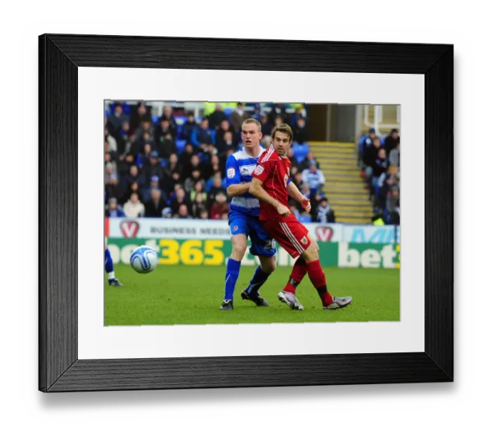 Framed Print : Brett Pitman's Sensational Goal: Reading vs. Bristol City, Championship 2010