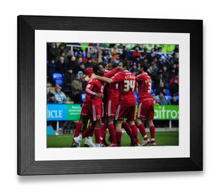 Framed Print : Unforgettable Goal Celebration: Jon Stead and Steven Caulker's Epic Moment with Bristol City vs. Reading (Championship, Dec 2010) Framed Print : Unforgettable Goal Celebration: Jon Stead and Steven Caulker's Epic Moment with Bristol City vs. Reading (Championship, Dec 2010)