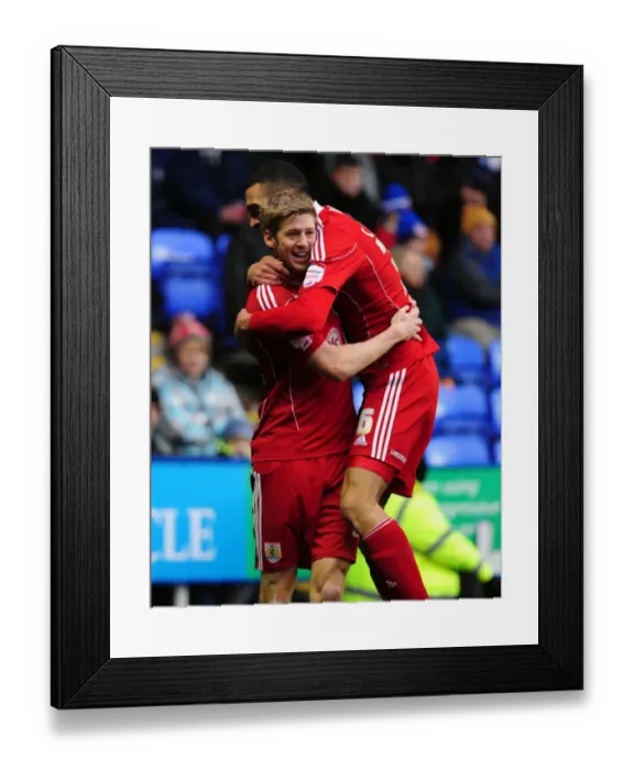 Framed Print : Unforgettable: Stead and Caulker's Epic Goal Celebration for Bristol City vs. Reading (Championship, Dec. 26, 2010) Framed Print : Unforgettable: Stead and Caulker's Epic Goal Celebration for Bristol City vs. Reading (Championship, Dec. 26, 2010)