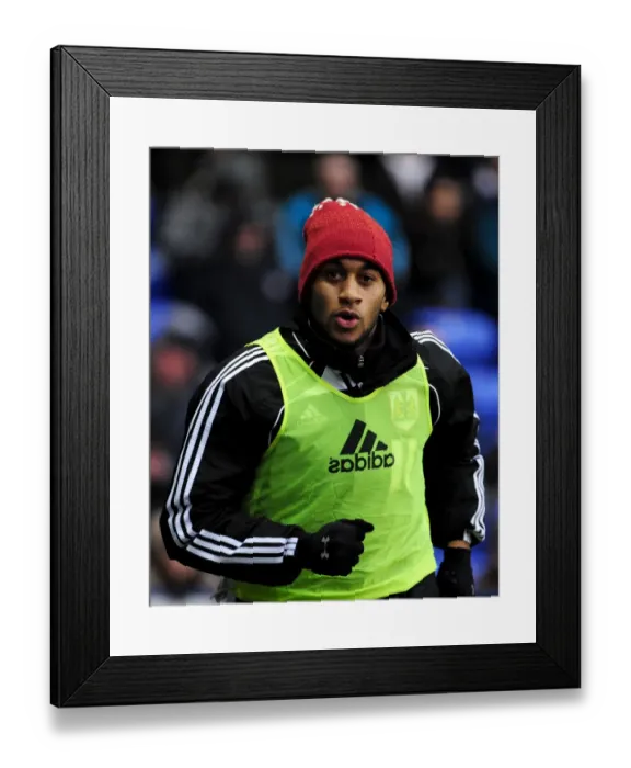 Framed Print : December Showdown: Haynes in Action for Bristol City vs. Reading in Championship Football Framed Print : December Showdown: Haynes in Action for Bristol City vs. Reading in Championship Football