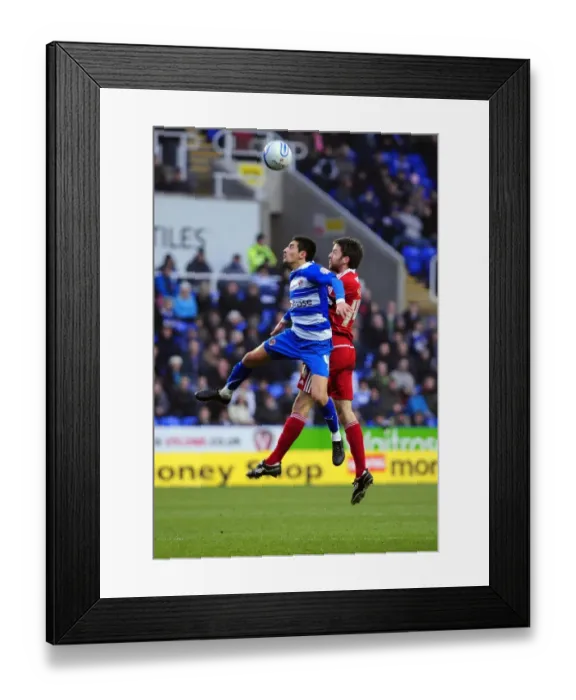 Framed Print : Battling for Supremacy: Skuse vs. Karacan in the Championship Clash (December 26, 2010) - Reading vs. Bristol City Framed Print : Battling for Supremacy: Skuse vs. Karacan in the Championship Clash (December 26, 2010) - Reading vs. Bristol City