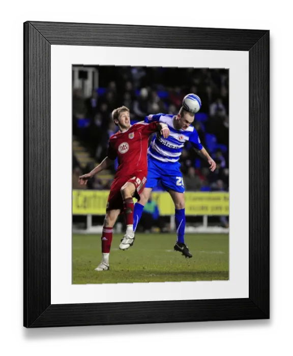 Framed Print : Battling for Supremacy: Pearce vs. Stead in the Championship Clash between Reading and Bristol City (December 2010) Framed Print : Battling for Supremacy: Pearce vs. Stead in the Championship Clash between Reading and Bristol City (December 2010)