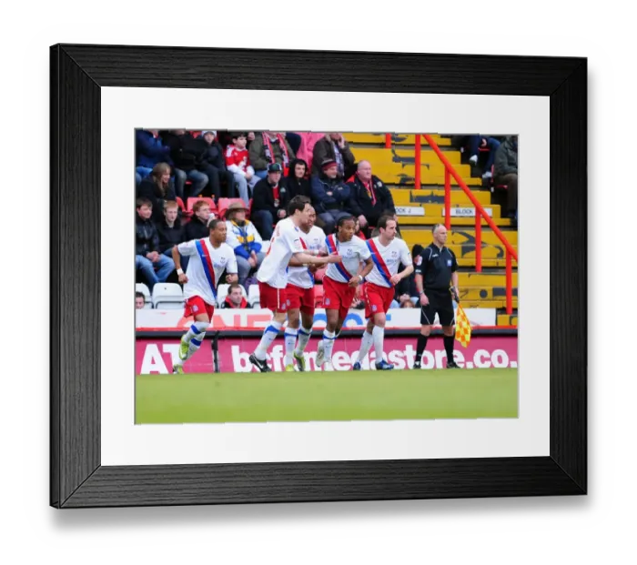 Framed Print : Neil Danns's Goal Celebration: Bristol City vs. Crystal Palace (Championship 2010) Framed Print : Neil Danns's Goal Celebration: Bristol City vs. Crystal Palace (Championship 2010)