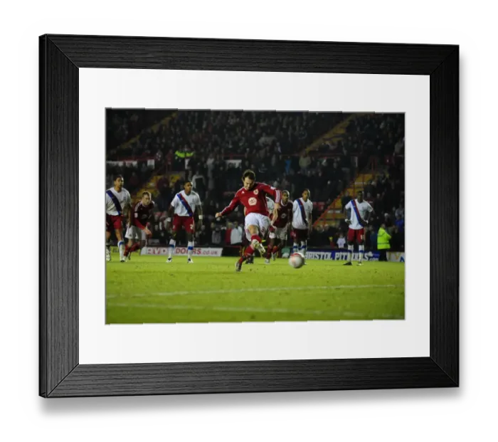 Framed Print : Last-Minute Drama: Brett Pitman Scores Penalty for Bristol City against Crystal Palace (December 28, 2010) Framed Print : Last-Minute Drama: Brett Pitman Scores Penalty for Bristol City against Crystal Palace (December 28, 2010)
