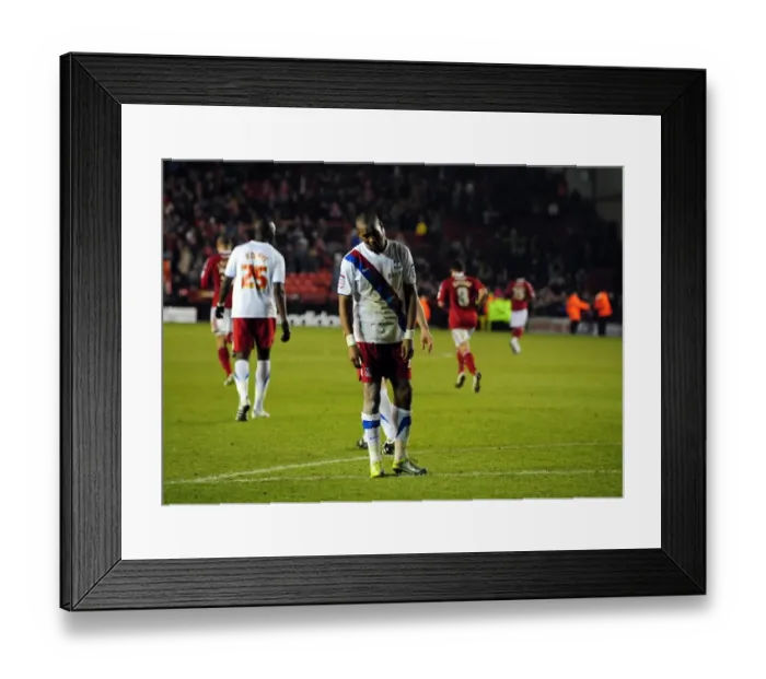 Framed Print : Last-Minute Heartbreak: Calvin Andrews Reacts to Brett Pitman's Equalizer for Bristol City vs. Crystal Palace (December 28, 2010) Framed Print : Last-Minute Heartbreak: Calvin Andrews Reacts to Brett Pitman's Equalizer for Bristol City vs. Crystal Palace (December 28, 2010)