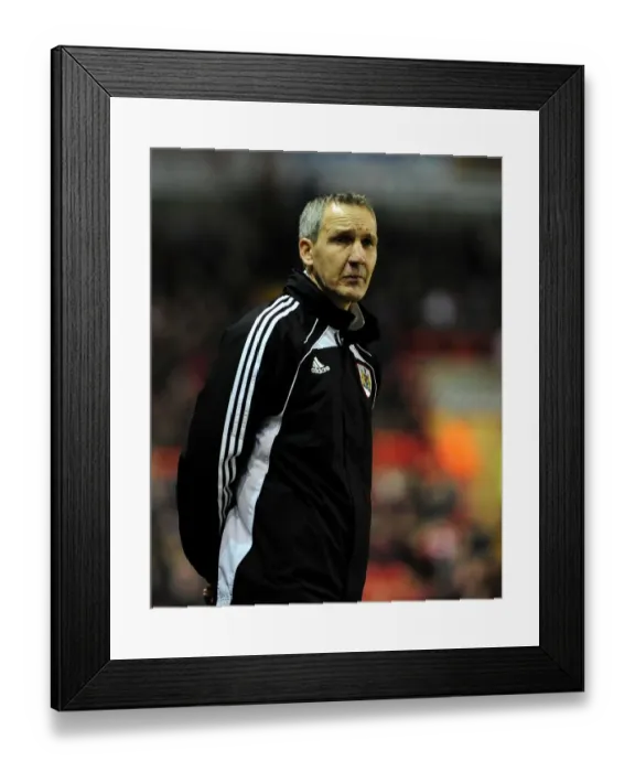 Framed Print : Bristol City FC: Keith Milnen at the Helm vs Crystal Palace, Championship Clash at Ashton Gate Stadium (12 / 2010) Framed Print : Bristol City FC: Keith Milnen at the Helm vs Crystal Palace, Championship Clash at Ashton Gate Stadium (12 / 2010)