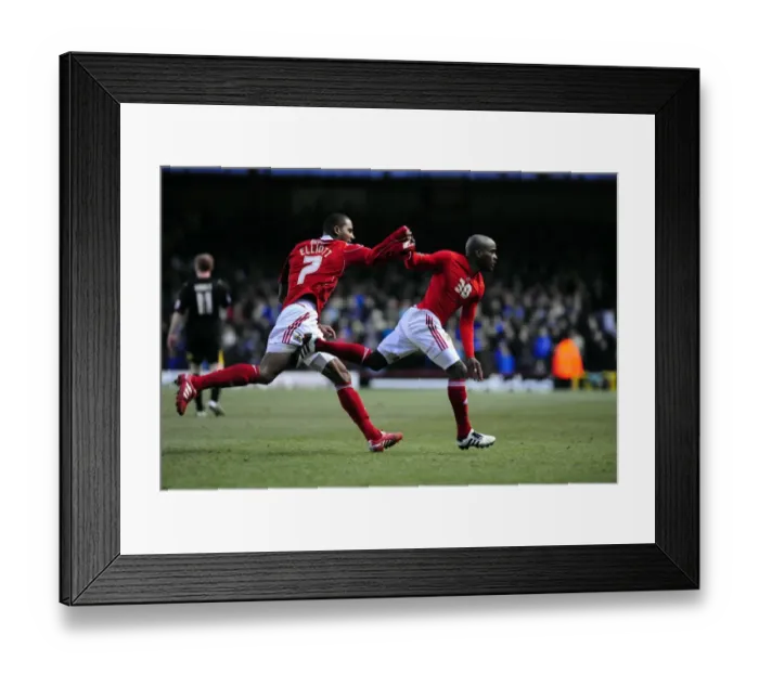Framed Print : Jamal Campbell-Ryce's Championship-Winning Goal Celebration: Bristol City vs. Cardiff City (01.01.2011, Ashton Gate Stadium) Framed Print : Jamal Campbell-Ryce's Championship-Winning Goal Celebration: Bristol City vs. Cardiff City (01.01.2011, Ashton Gate Stadium)