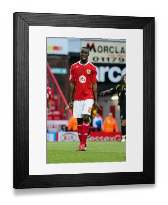 Framed Print : Albert Adomah's Ashton Gate Showdown: Bristol City vs Cardiff City (Championship Football Match, 01 / 01 / 2011) Framed Print : Albert Adomah's Ashton Gate Showdown: Bristol City vs Cardiff City (Championship Football Match, 01 / 01 / 2011)