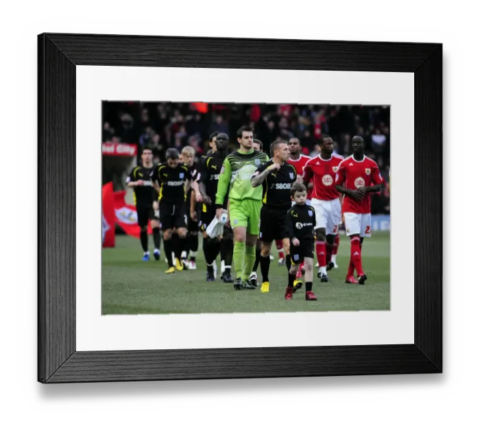 Framed Print : Bristol City vs. Cardiff City: A Football Rivalry - Season 10-11