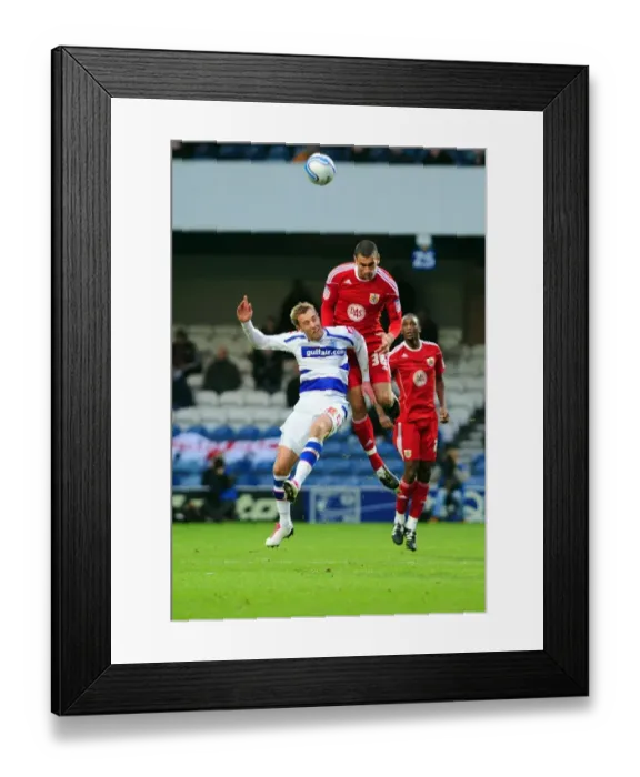 Framed Print : Battling for Supremacy: Caulker vs. Hulse in the Championship Clash between QPR and Bristol City (03 / 01 / 2011) Framed Print : Battling for Supremacy: Caulker vs. Hulse in the Championship Clash between QPR and Bristol City (03 / 01 / 2011)