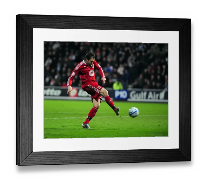 Framed Print : Brett Pitman Scores: Bristol City Stuns QPR in Championship Match, 03 / 01 / 2011 Framed Print : Brett Pitman Scores: Bristol City Stuns QPR in Championship Match, 03 / 01 / 2011