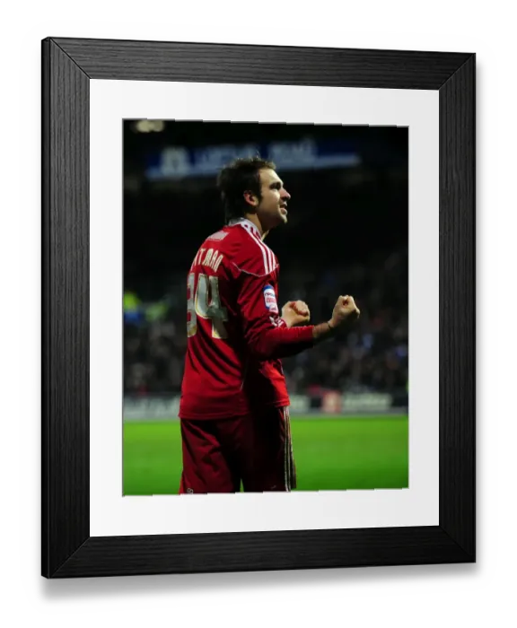 Framed Print : Brett Pitman's Euphoric Goal Celebration: QPR vs. Bristol City, Championship Match (03.01.2011) Framed Print : Brett Pitman's Euphoric Goal Celebration: QPR vs. Bristol City, Championship Match (03.01.2011)