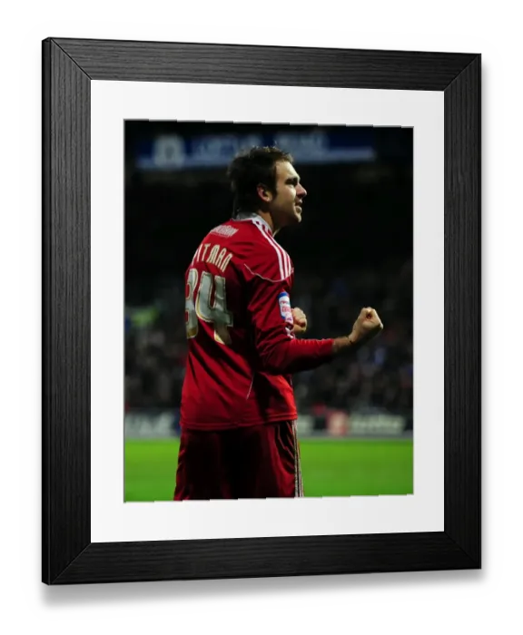 Framed Print : Brett Pitman's Euphoric Goal: A Championship Triumph for Bristol City at Loftus Road (03 / 01 / 2011) Framed Print : Brett Pitman's Euphoric Goal: A Championship Triumph for Bristol City at Loftus Road (03 / 01 / 2011)