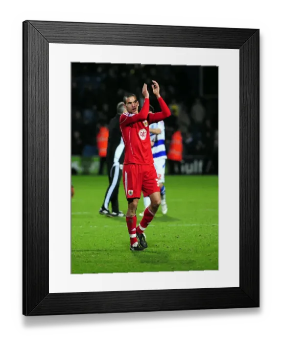 Framed Print : Steven Caulker's Championship-Winning Goal: Bristol City Celebrate at Loftus Road (QPR v Bristol City, 03 / 01 / 2011) Framed Print : Steven Caulker's Championship-Winning Goal: Bristol City Celebrate at Loftus Road (QPR v Bristol City, 03 / 01 / 2011)