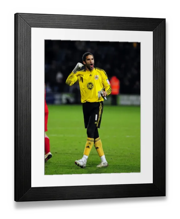 Framed Print : Champion David James: Brasitol City's Triumph over QPR (03.01.2011) Framed Print : Champion David James: Brasitol City's Triumph over QPR (03.01.2011)