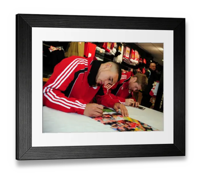 Framed Print : Bristol City Football Club: Season 10-11 - New Signing Unveiling Framed Print : Bristol City Football Club: Season 10-11 - New Signing Unveiling