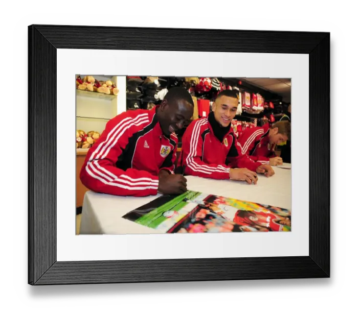 Framed Print : New Signing Unveiling: Welcoming Our Latest Player to Bristol City FC (Season 10-11) Framed Print : New Signing Unveiling: Welcoming Our Latest Player to Bristol City FC (Season 10-11)