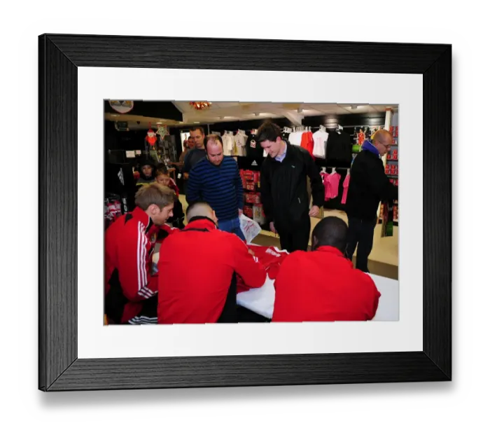 Framed Print : Bristol City FC: Season 10-11 - New Signing Unveiling: First Team Player Welcome Ceremony Framed Print : Bristol City FC: Season 10-11 - New Signing Unveiling: First Team Player Welcome Ceremony