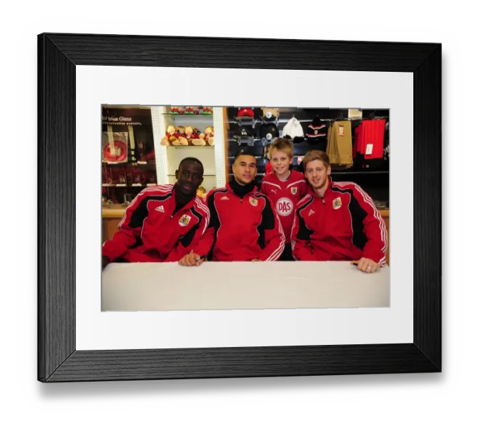 Framed Print : Bristol City Football Club: New Signing Unveiled - Season 10-11