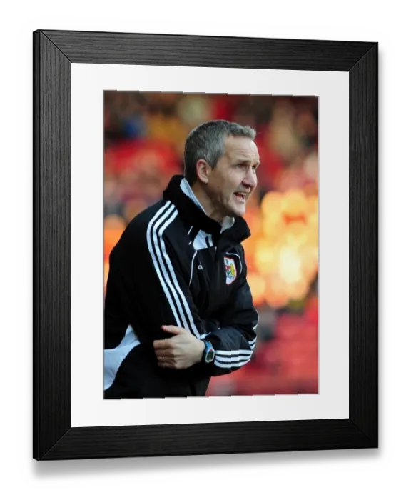 Framed Print : Keith Millen's Frustration: FA Cup Showdown Between Bristol City and Sheffield Wednesday at Ashton Gate Stadium (08 / 01 / 2011) Framed Print : Keith Millen's Frustration: FA Cup Showdown Between Bristol City and Sheffield Wednesday at Ashton Gate Stadium (08 / 01 / 2011)