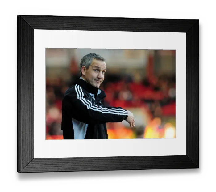 Framed Print : Keith Millen Leads Bristol City Against Sheffield Wednesday in FA Cup Clash at Ashton Gate Stadium (08.01.11) Framed Print : Keith Millen Leads Bristol City Against Sheffield Wednesday in FA Cup Clash at Ashton Gate Stadium (08.01.11)