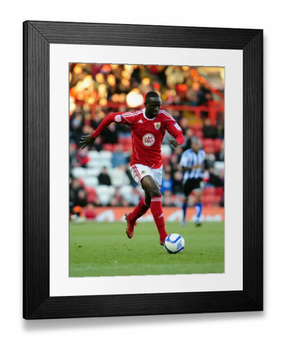 Framed Print : Adomah's Ashton Gate: Bristol City vs Sheffield Wednesday FA Cup Clash (08 / 01 / 2011) Framed Print : Adomah's Ashton Gate: Bristol City vs Sheffield Wednesday FA Cup Clash (08 / 01 / 2011)